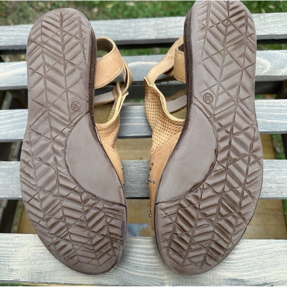 Miz Mooz Women's Fifi Brown Leather Sandals Boho Western Neutral Size 38 US 7.5 - Picture 14 of 14